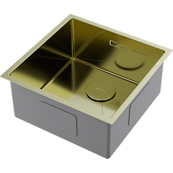 Фото Кухонная мойка Omoikiri Taki 44-U/IF-LG 4973520 светлое золото