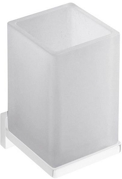 Фото Стакан Colombo Look B1602.BM подвесной белый