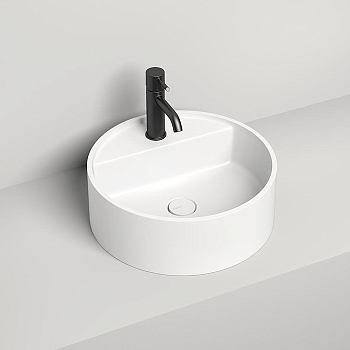 Фото Раковина Salini Armonia 130117G накладная 45 см, цвет белый глянцевый