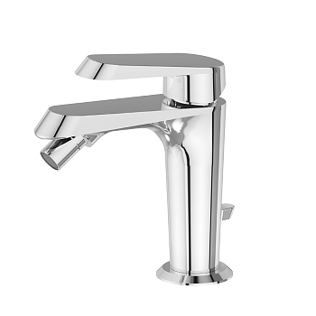 Фото Смеситель Newform Nio 68925.21.018 для биде с донным клапаном, хром глянец