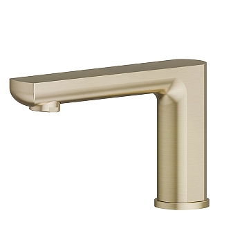 Фото Излив Newform Haka 72091.59.097 на борт ванны, золото браш PVD