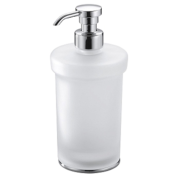 Фото Дозатор Colombo Link B9311.CR-VAN настольный хром глянец/стекло матовое