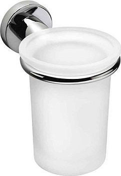 Фото Стакан Colombo Basic B2702.CR подвесной хром / белый