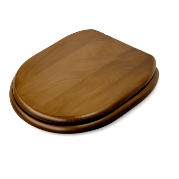 Фото Крышка-сиденье Migliore Charme 34399 орех, петли микролифт золото глянец