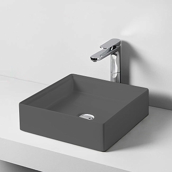 Фото Раковина Artceram Scalino SCL001 15 00 накладная 38 см, цвет grigio oliva
