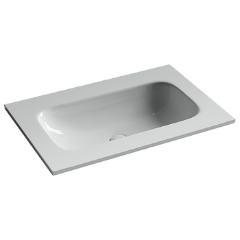 Фото Раковина Ceramicanova Grace CN7031wx мебельная 71 × 45,7 × 13,7 см, белый глянцевый