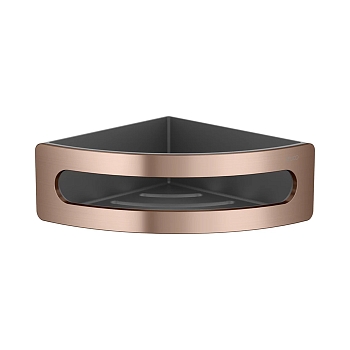 Фото Полка для ванной Keuco Elegance 11657290001 подвесной brushed red gold/anthracite