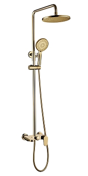 Фото Душевая стойка Boheme Spectre 458-G золото глянец