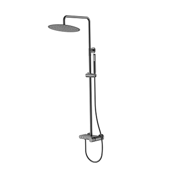 Фото Душевая стойка Boheme Stick 128-GM.4 gun metal, графит матовый