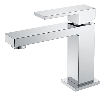 Фото Смеситель для раковины Boheme Qubic 471-CR хром глянец