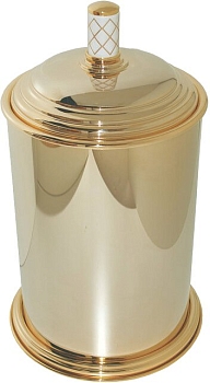 Фото Мусорное ведро Boheme Murano 10907-W-G золото