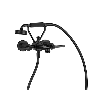 Фото Смеситель для ванны Gessi Venti20 65113#299, черный матовый