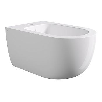 Фото Биде подвесное Alice Unica белый глянцевый