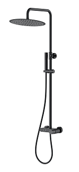 Фото Душевая стойка Boheme Stick 128-BB черный матовый