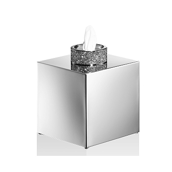 Фото Диспенсер для салфеток Decor Walther Rocks 0934400 настольный, хром