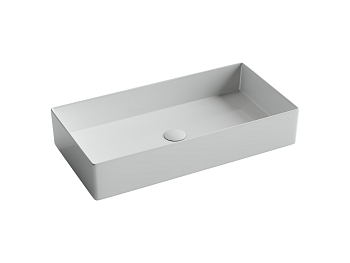 Фото Раковина Ceramicanova Element CN6071 накладная 70,1 × 36,1 × 13 см, белый глянцевый