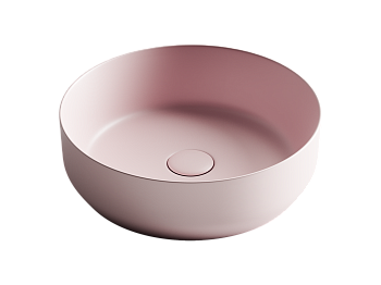Фото Раковина Ceramicanova Element CN6022MP накладная 39 × 39 × 12 см, розовый матовый