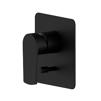 Фото Смеситель Newform Haka 72070E.01.093 для душа с переключателем на 2 потока, черный матовый