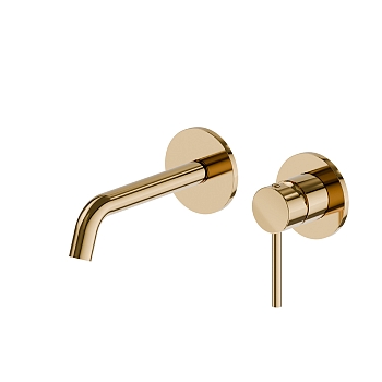 Фото Смеситель Newform XT 4228E.61.020 для раковины, золото глянец PVD