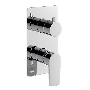 Фото Смеситель Newform Haka 72073E.21.018 для душа с переключателем на 2 потока, хром глянец