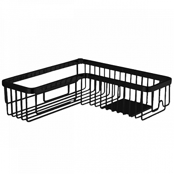 Фото Полка Colombo Angolari B9611.NM угловая черный матовый 26х26 см