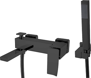 Фото Смеситель для ванны Boheme Q 143-BB.2 черный матовый