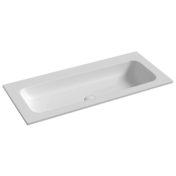 Фото Раковина Ceramicanova Grace CN7013MWwx мебельная 101 × 45,7 × 13,7 см, белый матовый