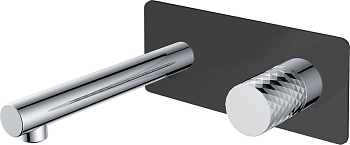 Фото Смеситель для раковины Boheme Stick 125-BCR.2 хром/черный