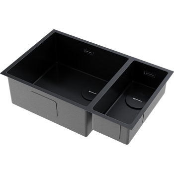 Фото Кухонная мойка Omoikiri Taki 69-2-U/IF-L Side-GB 4997050 графит