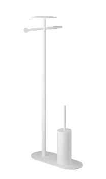 Фото Стойка с аксессуарами Boheme Venturo 10953-W напольная, белый матовый