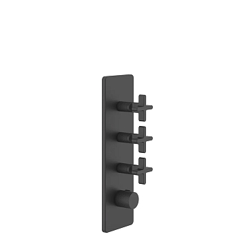 Фото Смеситель для душа Gessi Inciso 58226#299 термостат, черный матовый