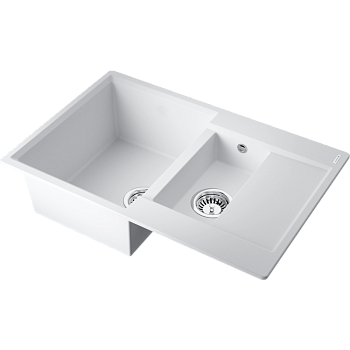 Фото Кухонная мойка Omoikiri Daisen 78-2T-WH 4993530 белый