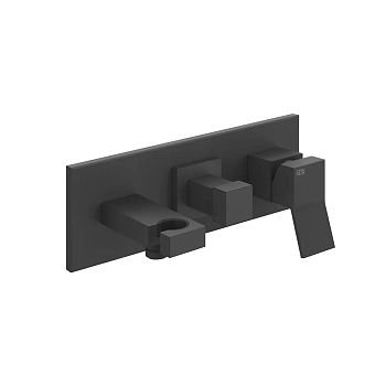 Фото Смеситель для раковины Gessi Rettangolo K 53140#299, черный матовый