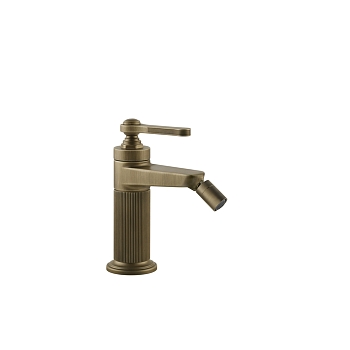 Фото Смеситель для биде Gessi Venti20 65007#713 с донным клапаном, antique brass, бронза матовая