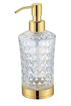 Фото Дозатор жидкого мыла Boheme 10222 подвесной золото глянец