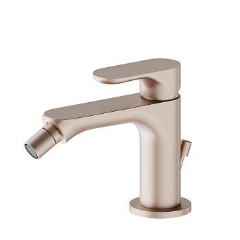 Фото Смеситель Newform Linfa II 69425.M0.072 для биде с донным клапаном, розовое золото матовое