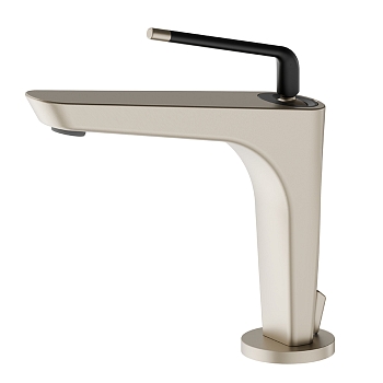 Фото Смеситель Newform O'Rama 68410.M2.071 для раковины с донным клапаном, шампань матовый