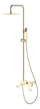 Фото Душевая стойка Boheme Q 148-GG золото глянец