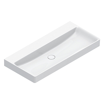 Фото Раковина Catalano Green 421000001 подвесная 100 см, цвет белый глянцевый