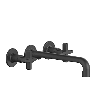 Фото Смеситель для раковины Gessi Inciso 58192#299, черный матовый