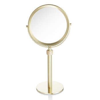 Фото Зеркало Decor Walther Rocks 0934182 косметическое настольное увел 5x, золото матовое