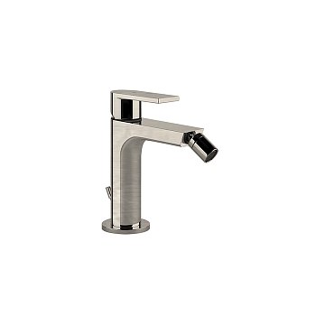 Фото Смеситель для биде Gessi Emporio Via manzoni 38608#149 с донным клапаном, finox brushed nickel, никель матовый