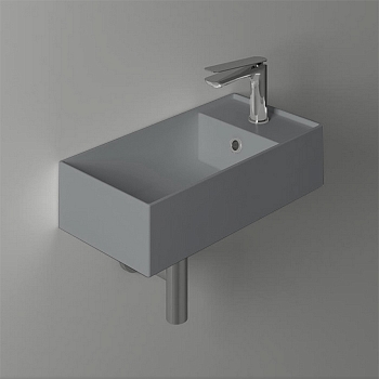 Фото Раковина Simas Agile AG50 cemento  matt*1 подвесная 50 см, цвет cemento matt