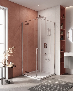 Фото Душевой уголок Cezares LINER-A-1-100-C-Cr-L