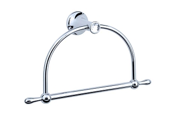 Фото Полотенцедержатель Boheme Puro 10705 хром глянец 29 см