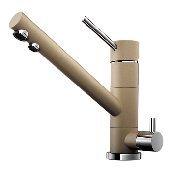 Фото Смеситель для кухни Omoikiri Tonami-CH 4994083 шампань