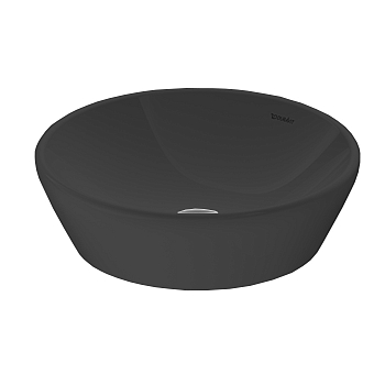 Фото Раковина Duravit D-Neo 2371401370 накладная 40 см, цвет антрацит матовый