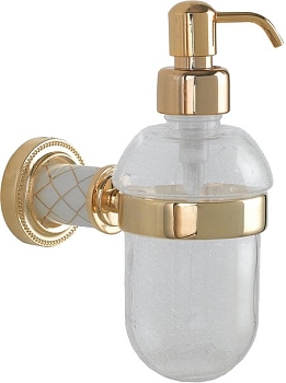 Фото Дозатор жидкого мыла Boheme Murano 10912-W-G подвесной золото