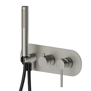 Фото Смеситель Newform XT 4269E.M0.070 для душа с переключателем на 2 потока, титан матовый