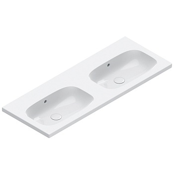 Фото Раковина Catalano Alvea 621220001 подвесная 120 см, цвет белый глянцевый